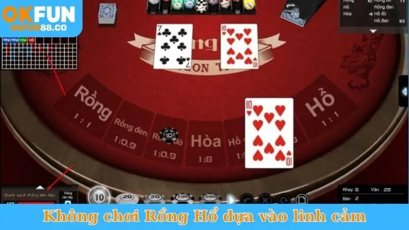 Không chơi Rồng Hổ dựa vào linh cảm